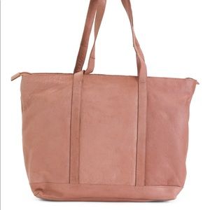 Latico cali leather tote pink